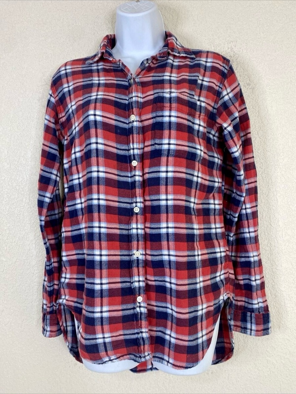 Denim & Supply Ralph Lauren Red and Blue Flannel Tunic